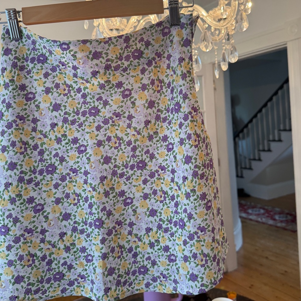 HYFVE Floral A-Line Skirt 💜💛
